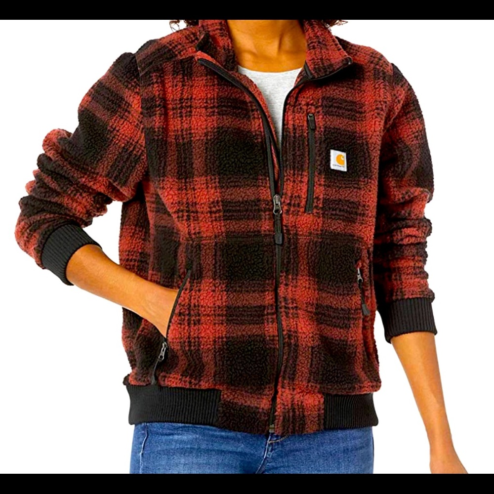 Carhartt women’s high pile fleece jacket NEW